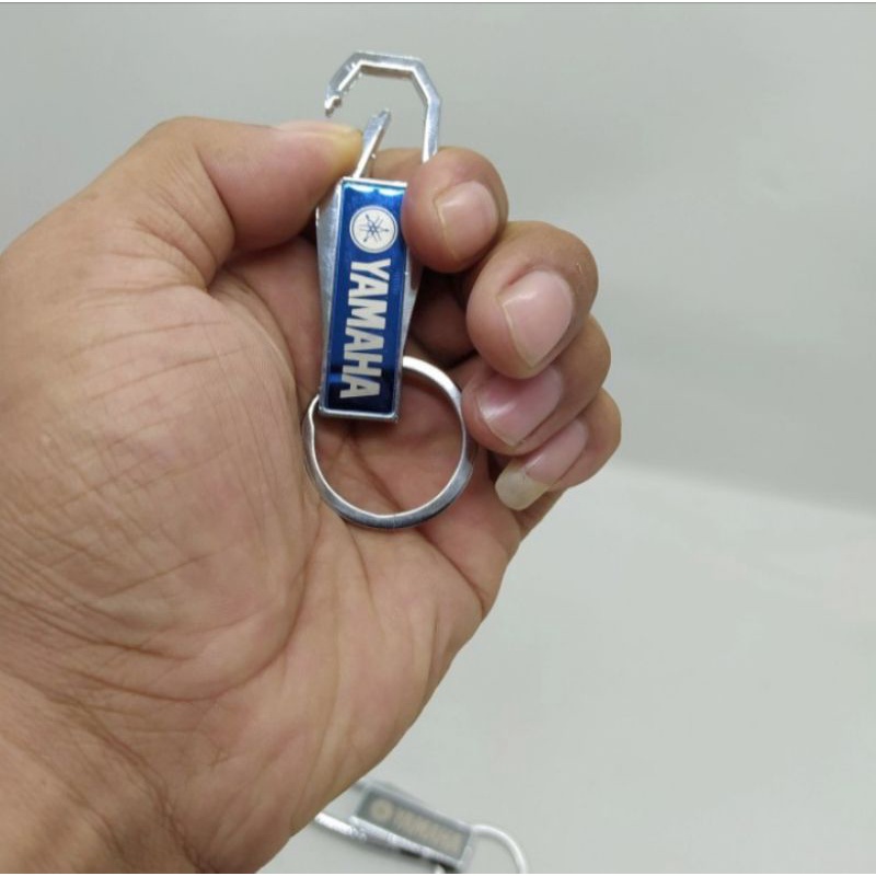 Gantungan kunci keyless Logo Yamaha stainless