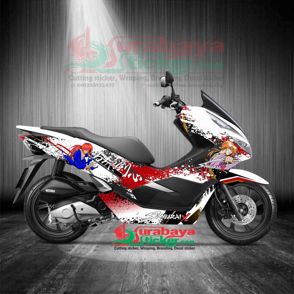 Decal Honda Pcx Samurai X Kenshin Shopee Indonesia