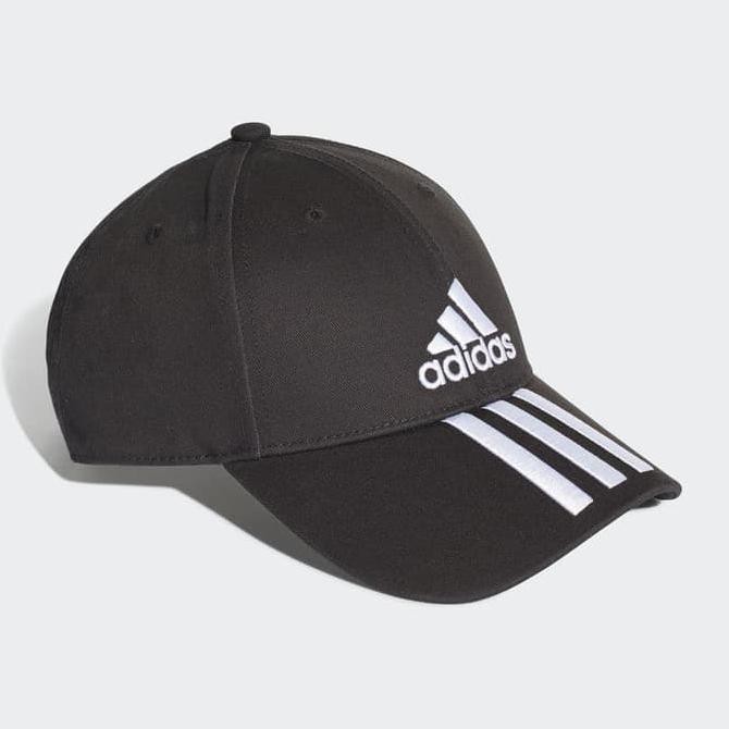 Topi Adidas six panel 3stripes black Cap Original Fashion Pria | Topi Pria | Topi Baseball