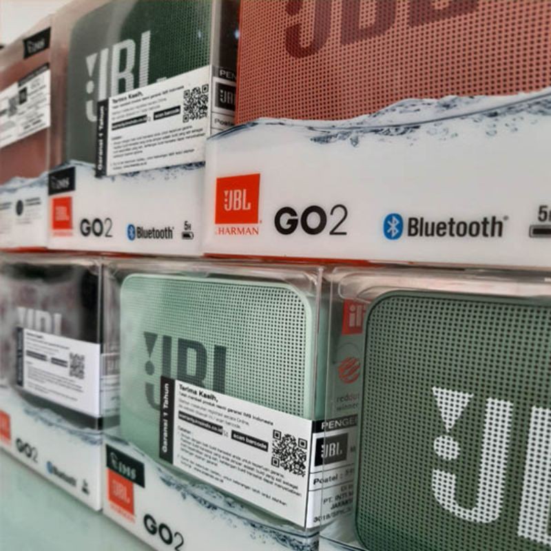 JBL GO 2 Portable Bluetooth Speaker Garansi Resmi IMS 1th