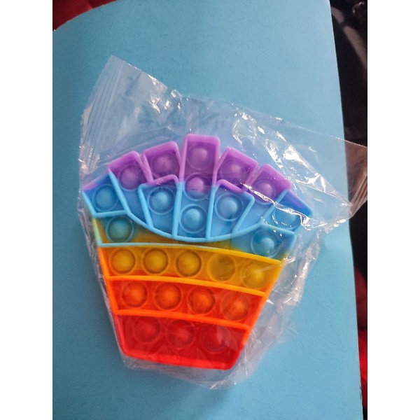 《READY STOCK 50+ JENIS》 Mainan Anak Pop it Fidget Unicorn Rainbow Versi 1-6