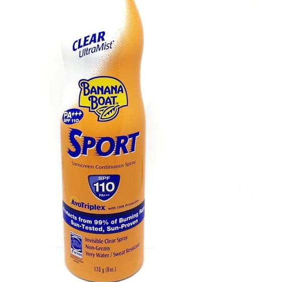 ❊ Banana Boat Sunblock Sport SPRAY SPF 110 PA+++ 170 g (MURAH & ORI) ▼