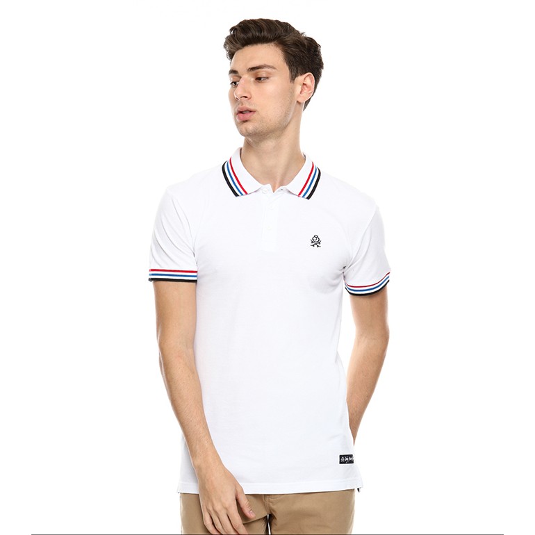 Juice Ematic Kaos Polo Pria Putih REISSUES MPLS94101-WHT Planet Surf Kaos Pria Atasan Pria