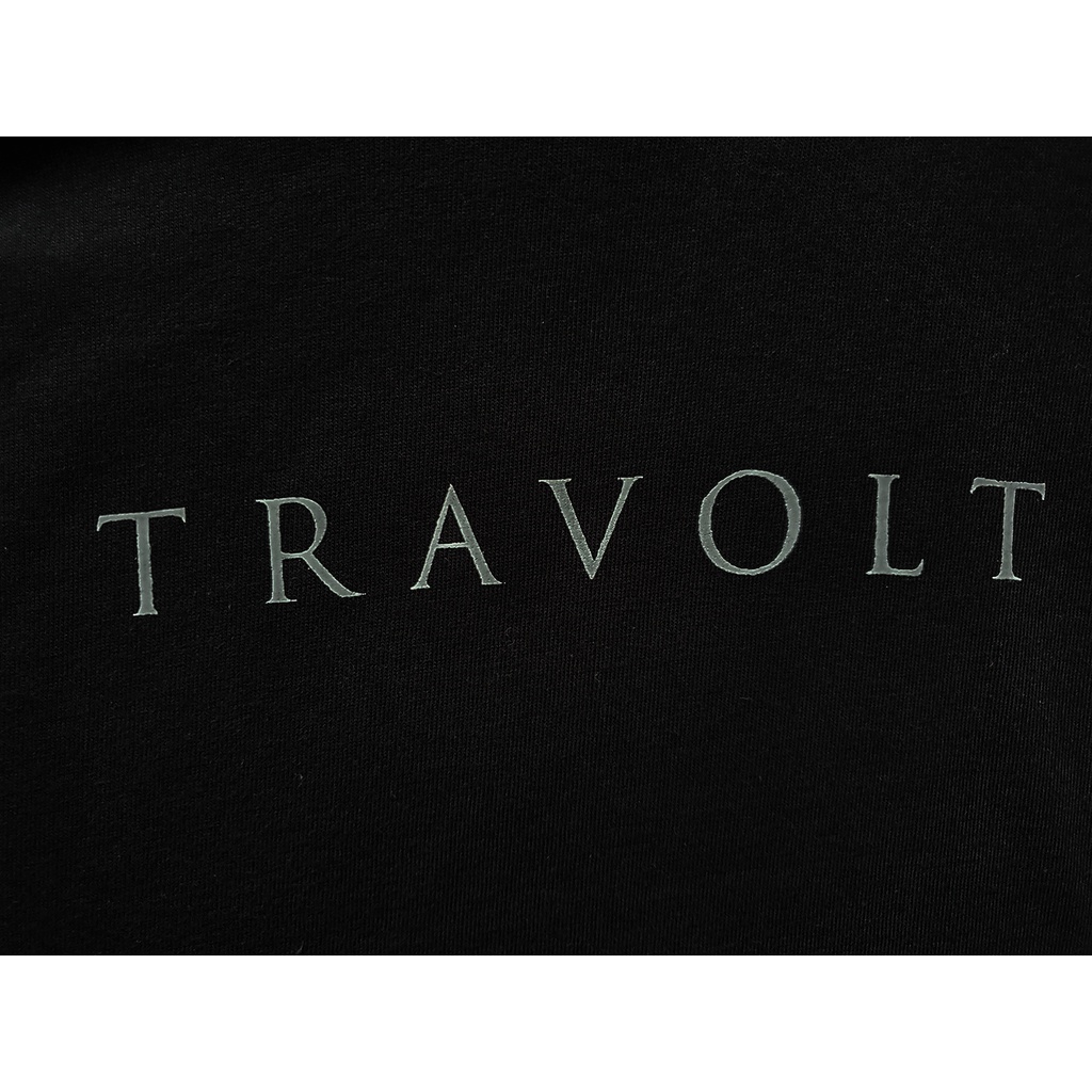 Hoodie - Well - Black - Hitam - Sweater - Travolt