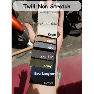 Bahan Kain Chino Twill Scotch Celana Pants Cotton Katun  