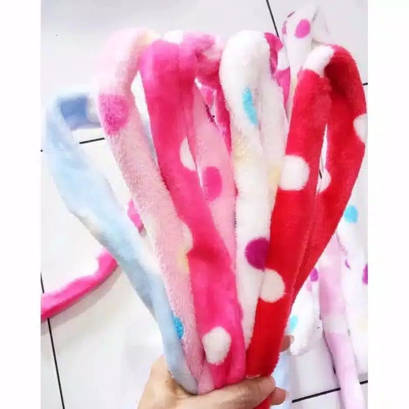 bando kawat pocong / bandana bando / bandana kawat pocong korea / bando bludru kawat bunny chibi