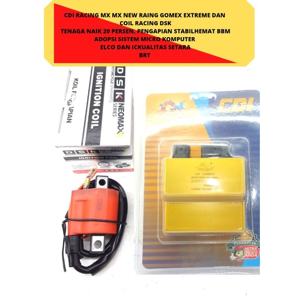 Bisa COD CDI UNLIMATER JUPITER MX MX NEW RACING GOMEX EXRREME PLUS KOIL RACING DSKTENAGA