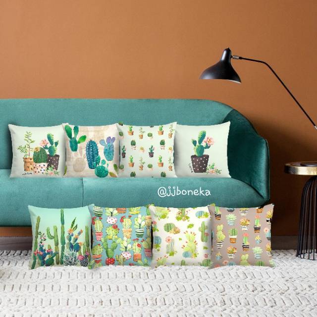 BANTAL SOFA PRINT MOTIF KAKTUS / CACTUS PLANT 40X40 CM