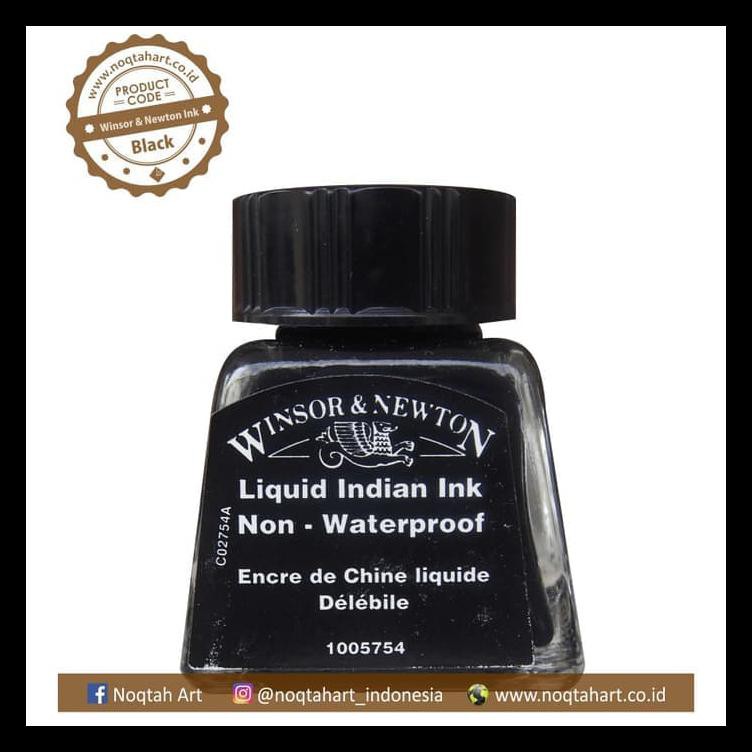 

Tinta Winshor - Indian Ink 14Ml - Non Waterproof Bermutu