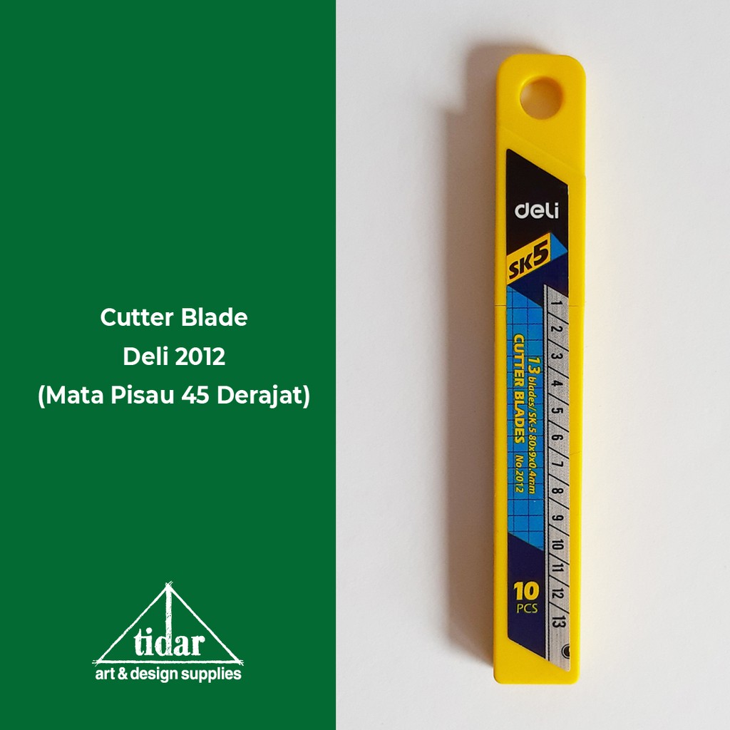

Deli Cutter Blades 2012 - Mata Pisau / Refil / Isi Cutter Kecil