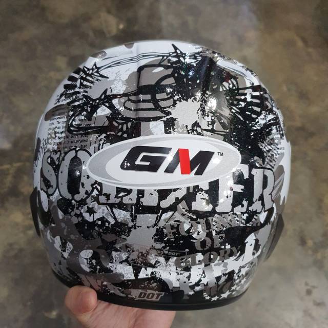 HELM DEWASA GM MOTIF KORAN NEWS FLUO