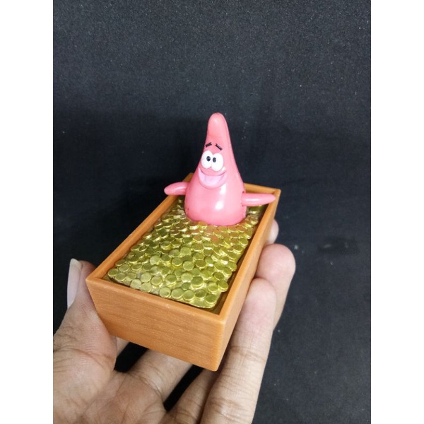 Action figure Spongebob McDonald Spongebob Happy Meal Patrick MCD Murah Meriah-18. Patrick Perahu