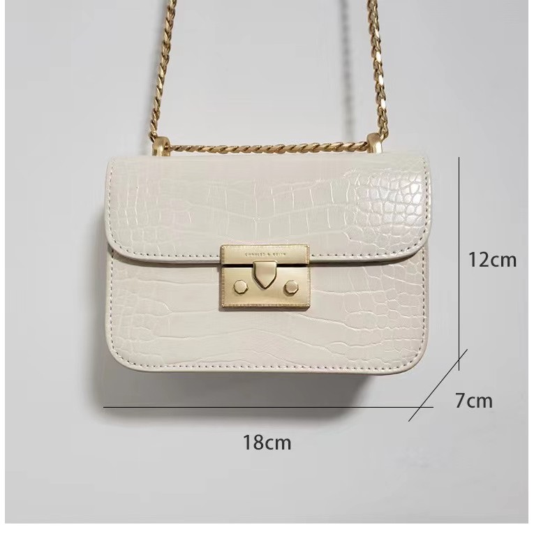 SLINGBAG CK773 WANITATAS SELEMPANG WANITA IMPORTTAS CK CROCO MINI IMPORT#45852