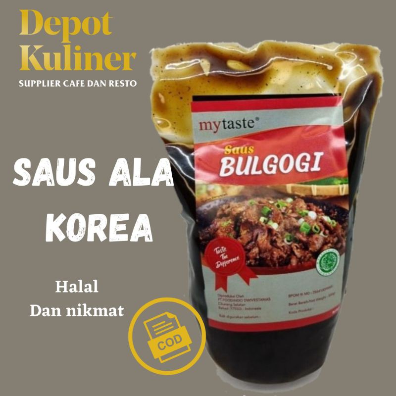 My Taste Bulgogi Sauce 500 gr / Mytaste Saus Ala Korea Saos Bulgogi