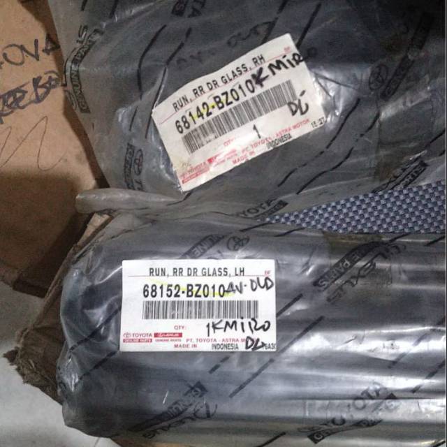 karet pintu jendela tengah mobil avanza, xenia kanan dan kiri