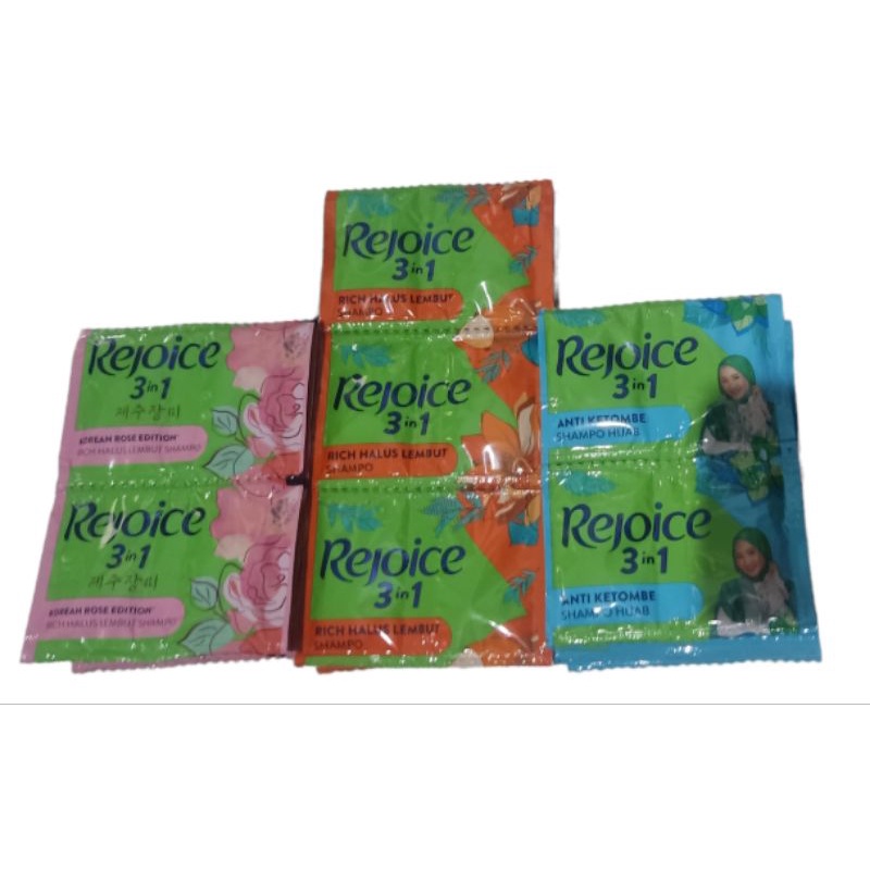 Rejoice Shampoo Soft &amp; Smooth Renceng Isi 12 x 11