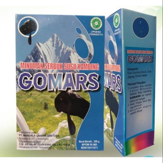 

Susu kambing Etawa gomars BPOM rasa ORIGINAL