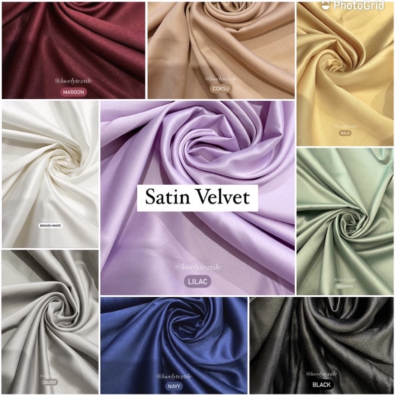 Kain Satin Velvet Premium