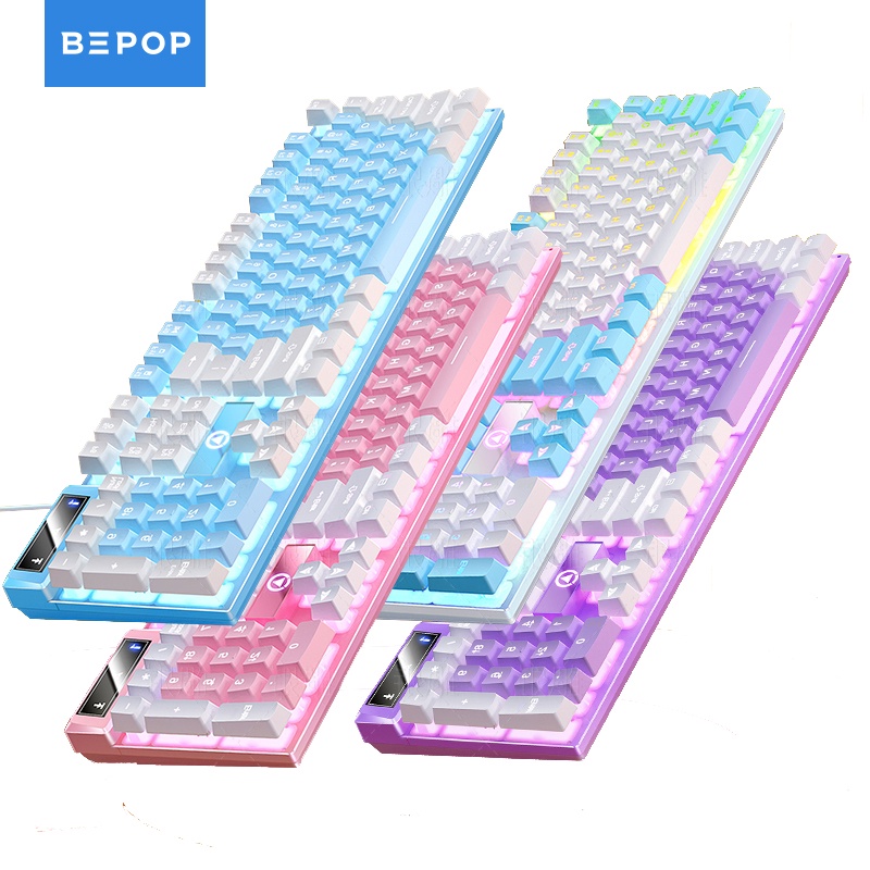 Bepop Gaming Keyboard  RGB Cable Light K500