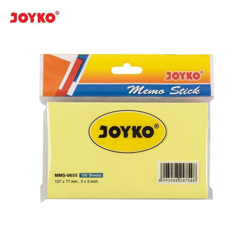 Joyko MMS-0655 Kertas Sticky Note Yellow