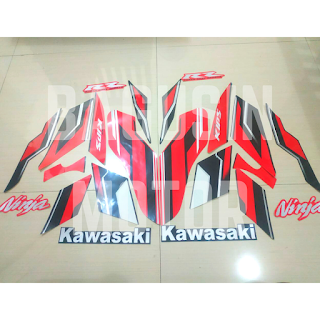 Striping List Body Ninja RR KRR New SE Spesial Edition 2015 Hitam Merah