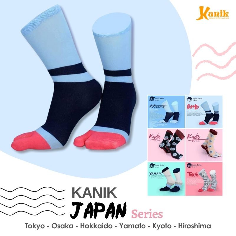 Kaos Kaki Jempol Motif Japan Series - Stokin Kanik Original