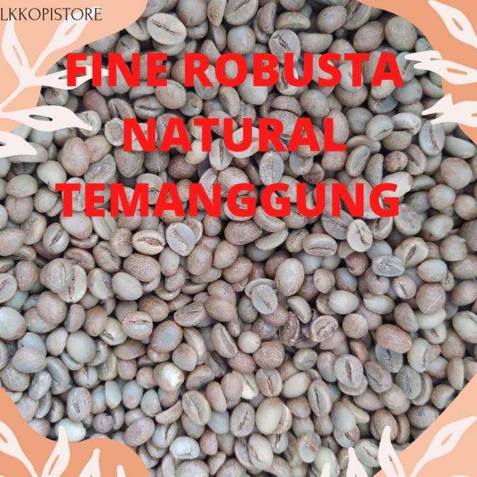 [ COD ] GREENBEAN BIJI KOPI MENTAH FINE ROBUSTA TEMANGGUNG NATURAL GESING 1kg PROMO SPECIAL Kode 487