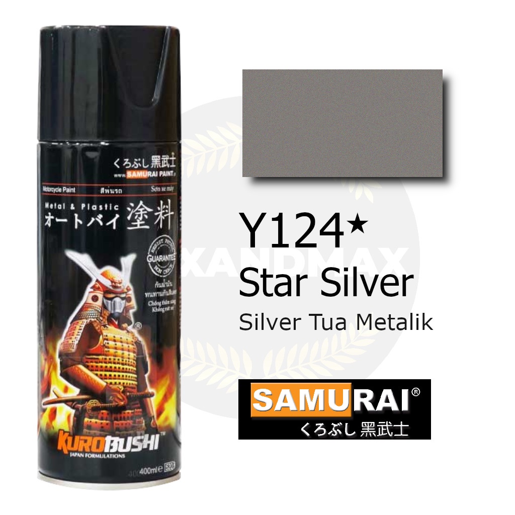 Samurai Paint Star Silver Y124 Engine Part 400 ml - Cat Semprot