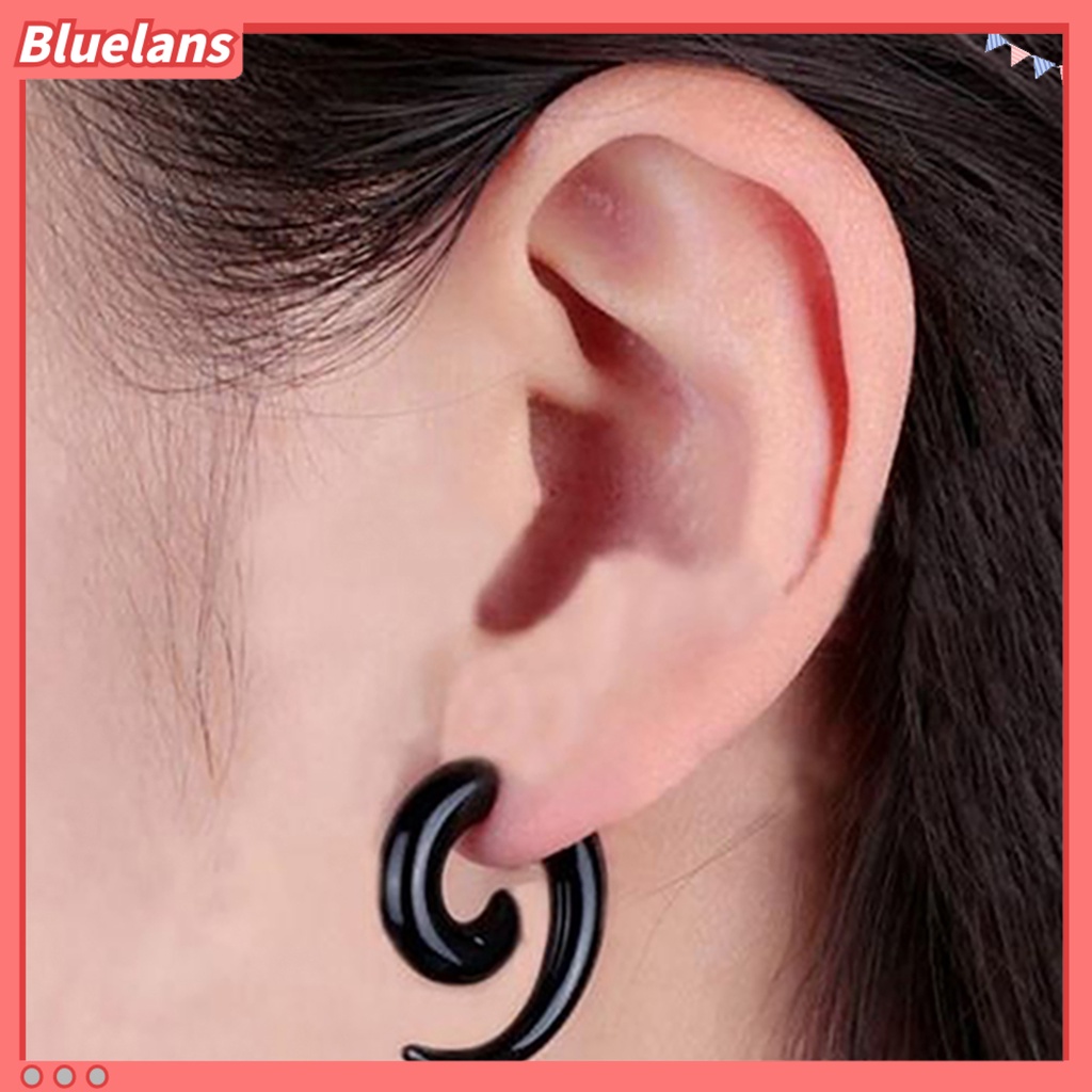 Bluelans Fashion Earring Stunning Punk Rock Style Unisex Snail Pattern Ear Nail