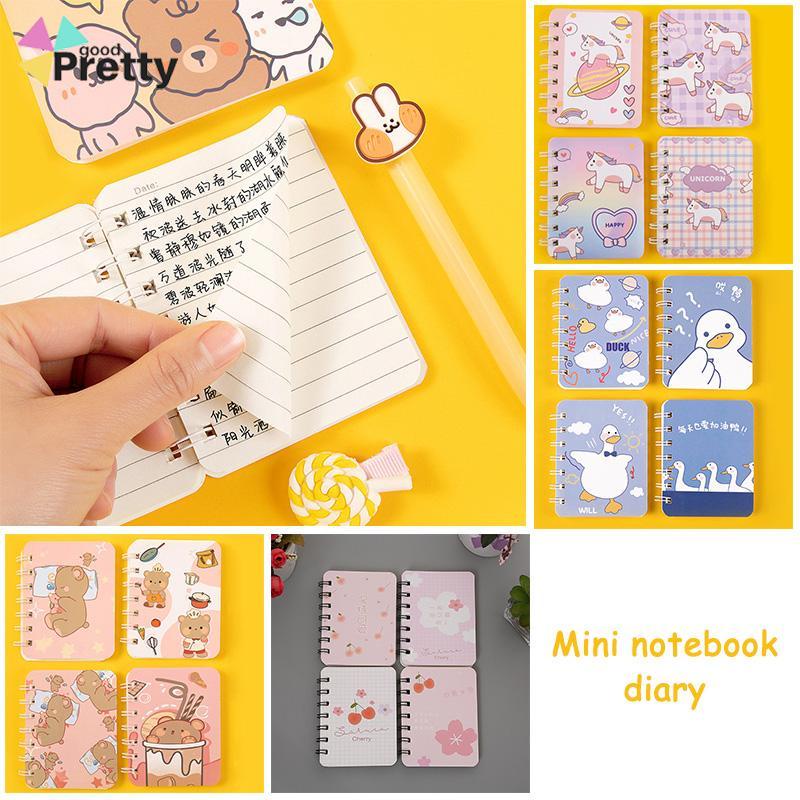 A7 Rollover Coil Buku Mahasiswa Saku Buku Kecil Mini Notebook Diary Portable Office Notepad - PD