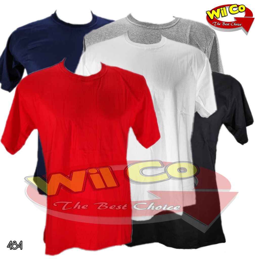 K484 - ATASAN KAOS OBLONG PRIA SOFT COMBED BERKUALITAS SIZE ML -  XL