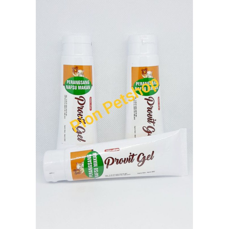 PROVIT GEL 45 gr vitamin peningkat nafsu makan kucing dan anjing