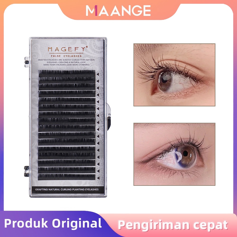 MAANGE Bulu Mata Palsu Tanam 0.10 D Eyelash Grafting Eyelash Greatest Eyelash Extension 7169