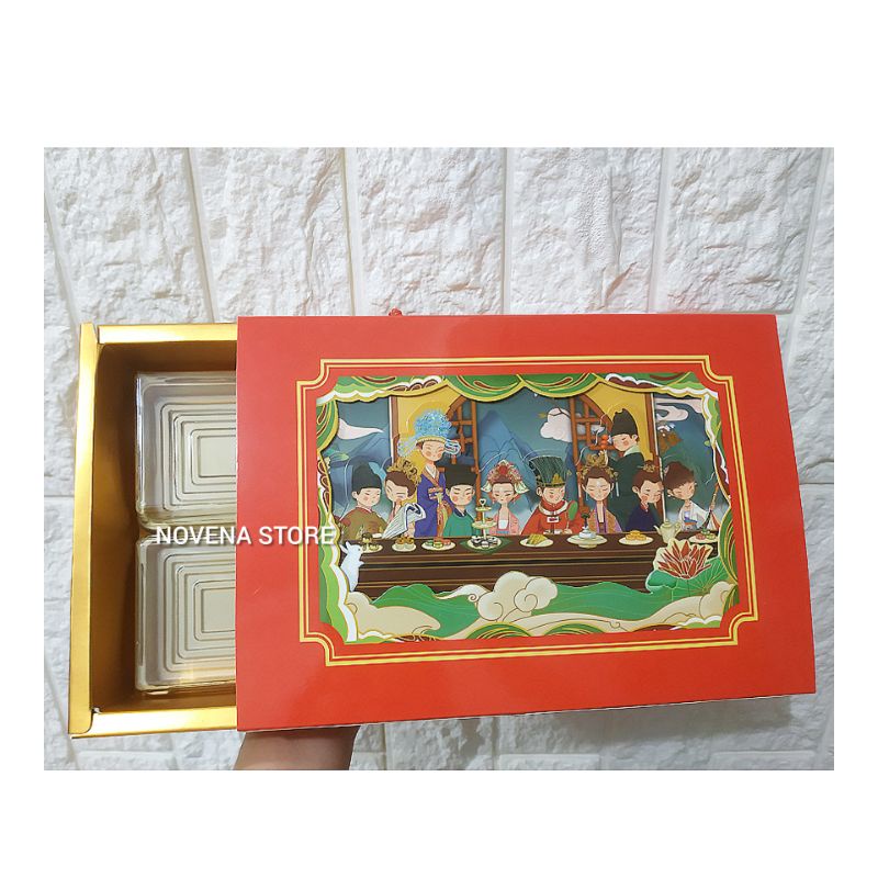 

BOX KOTAK MOONCAKE DUS KEMASAN PACKAGING HAMPERS KUE BULAN-MC2203