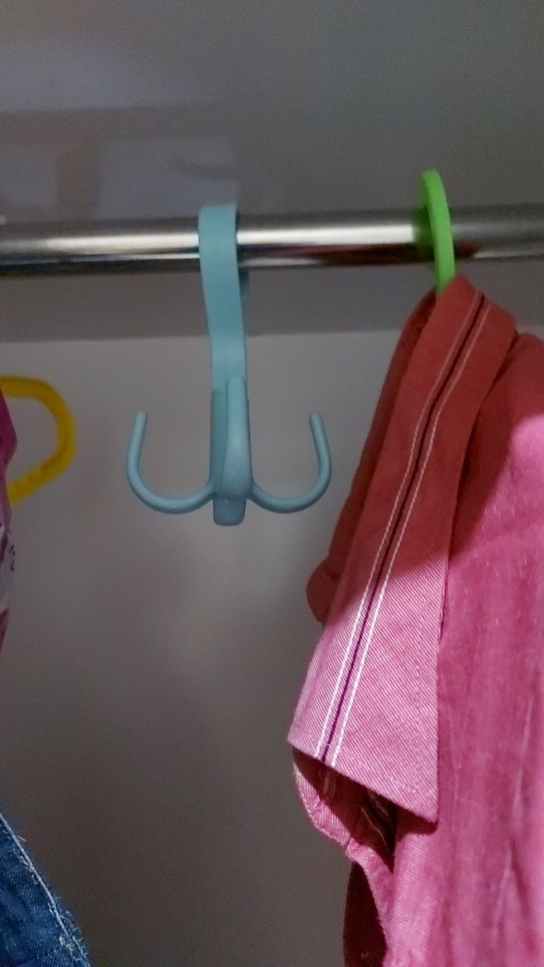 Jy 033 Gantungan Tas Serbaguna 4 Kait / Gantungan Pakaian Tas Syal Baju Tali Pinggang  Hanger Baju