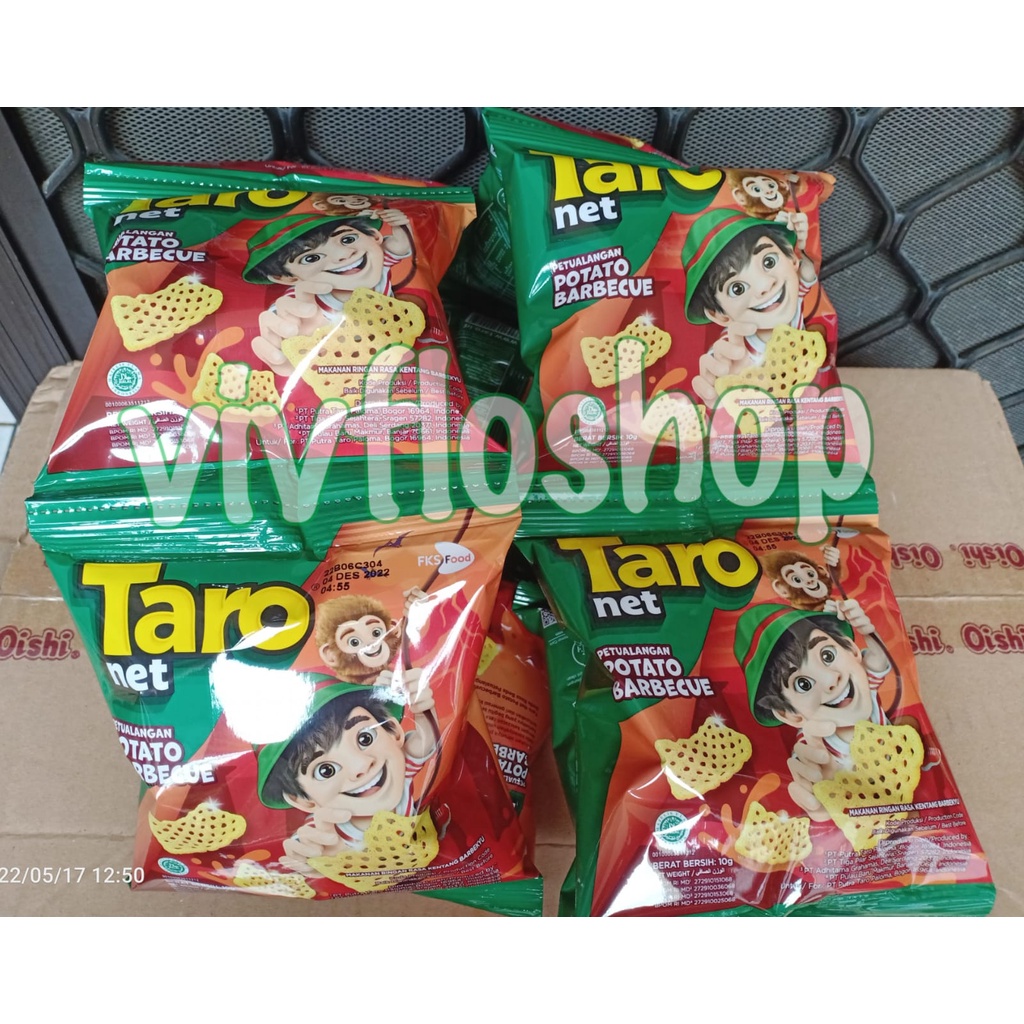 

Chiki Taro Net Potato Barbeque kemasan renceng