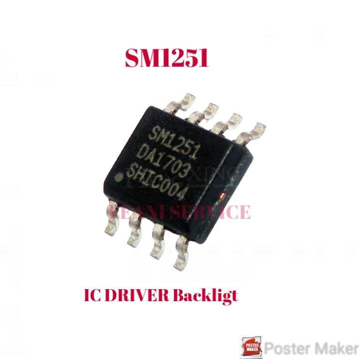 SM1251. SMD. ORI IC DRIVER BACKLIGHT LED