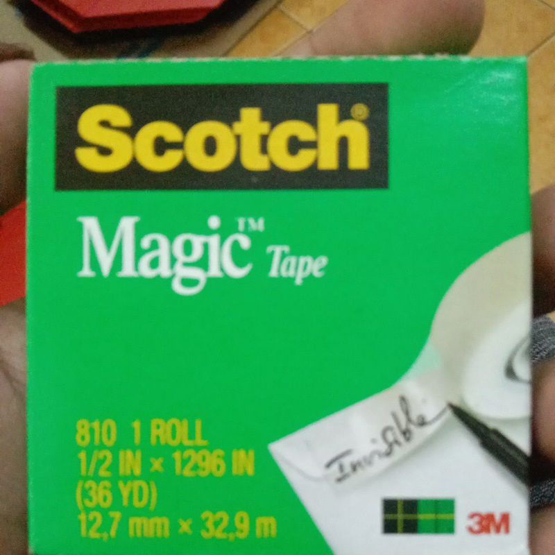 

sctoch magicTM TAPE810 1roll 1/2 inx1296IN(36YD)12.7mmx32.9m