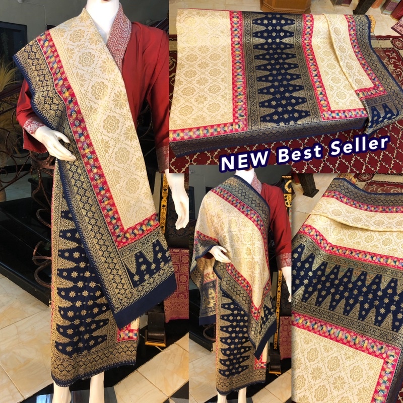 Songket limar Dimensi ORI /Songket tenun palembang asli tenun tangan ilham songket