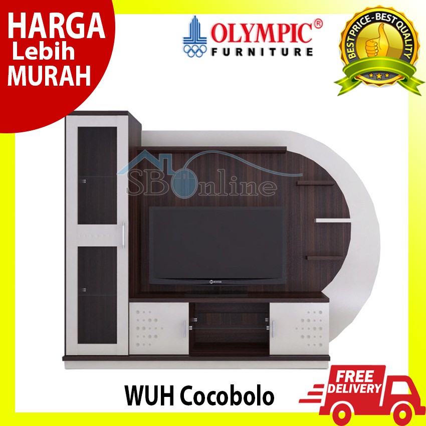 Olympic Gold Series Rak Lemari TV - Wuh Cocobolo