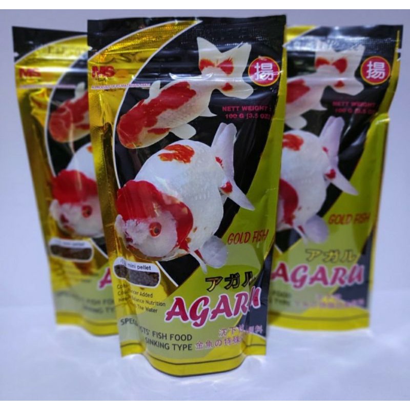 agaru sinking pelet ikan agaru nyelam sinking