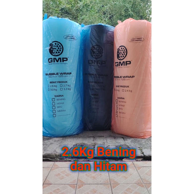 

Termurah GMP Harga Pabrik Bening dan Hitam berat 2.6Kg tinggi 125cm panjang 50m