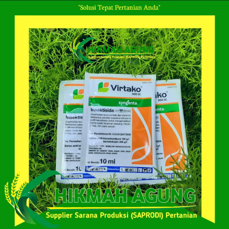 

Insektisida Virtako 300SC 10 ml Sachet