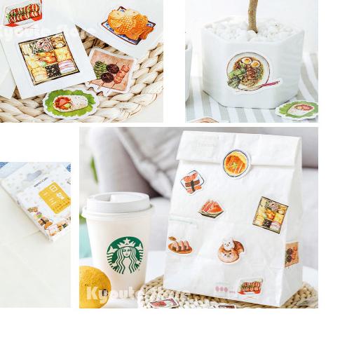 

☎ Sticker Deco Japanese Food Scrapbook DIY Bujo Journaling Diary Aesthet ❉