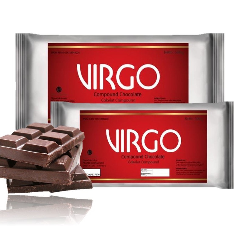 

virgo dark coklat cokelat compound 250 gram