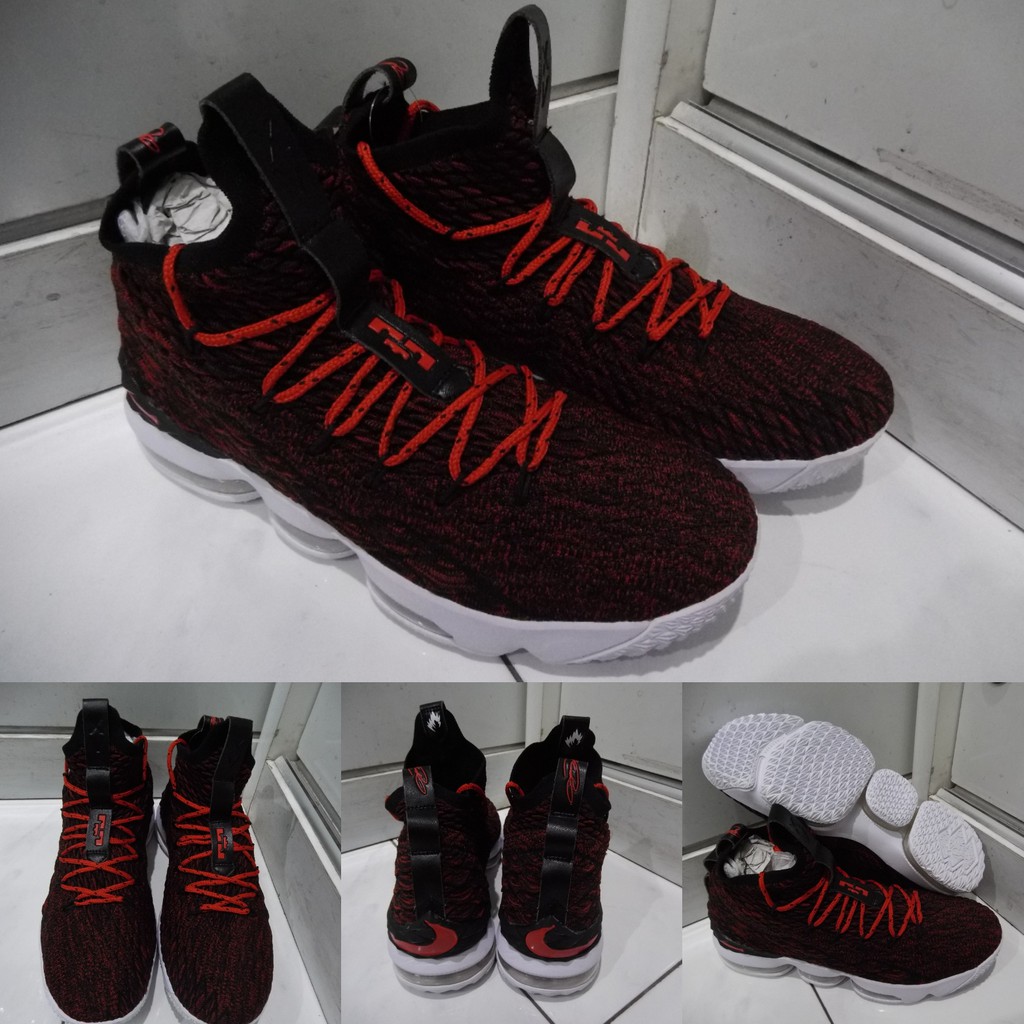 black and red lebron 15