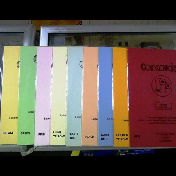 

Kertas Concorde 90 gr A4 warna