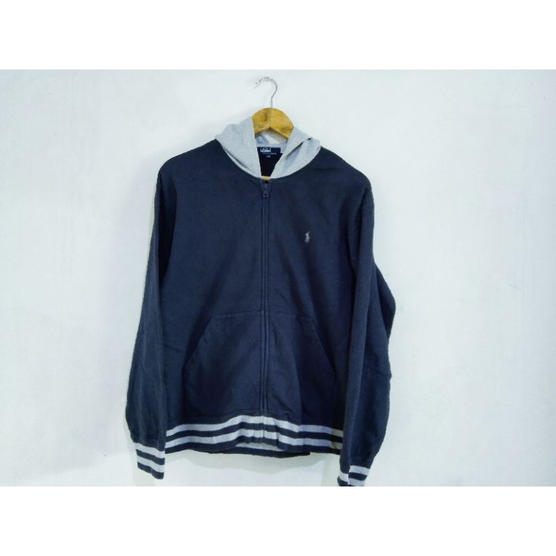 Polo Ralph Lauren Zip Hoodie Jacket Second 2 Tone Color