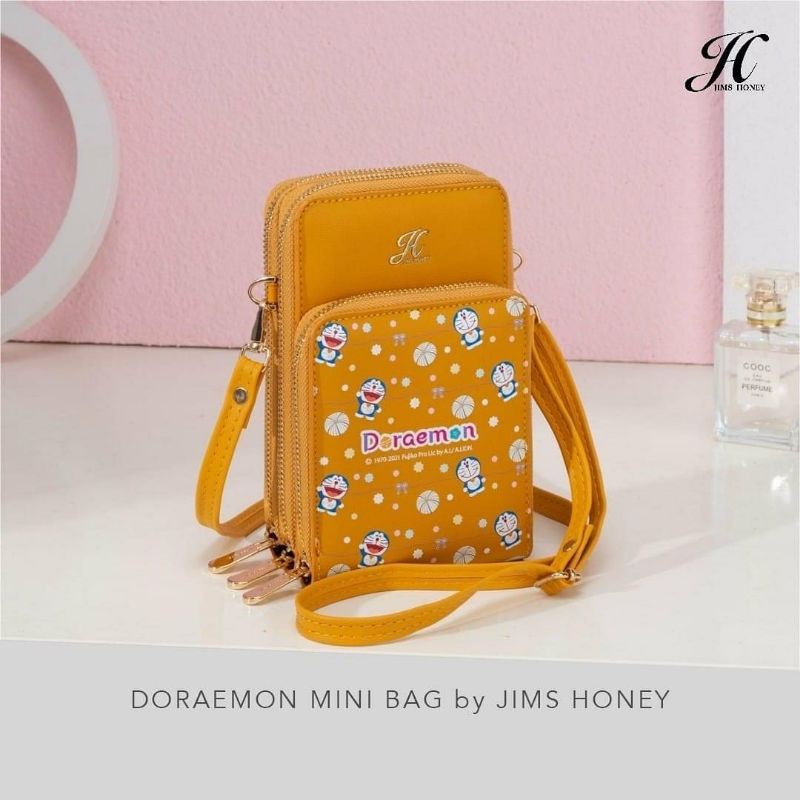 Doraemon Jims Honey Tas Selempang Wanita Realpic cod official store free box exclusive