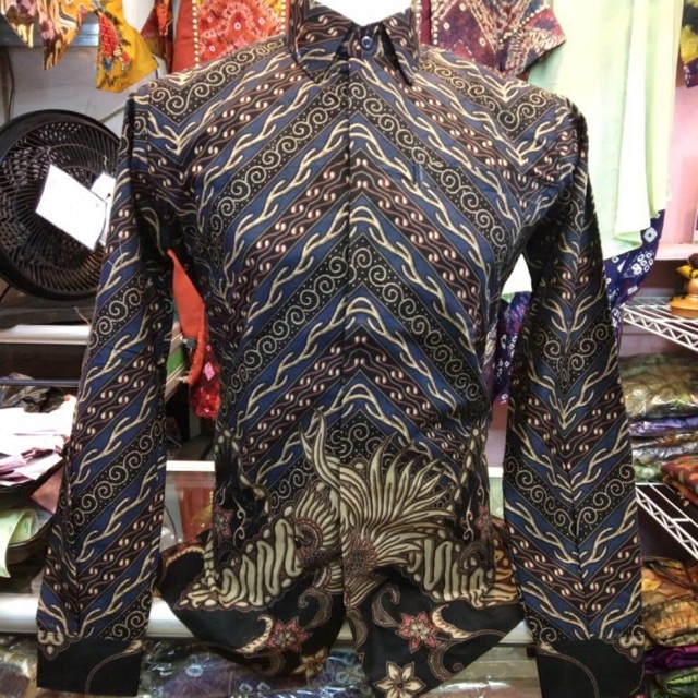 Batik Katun Biru dongker